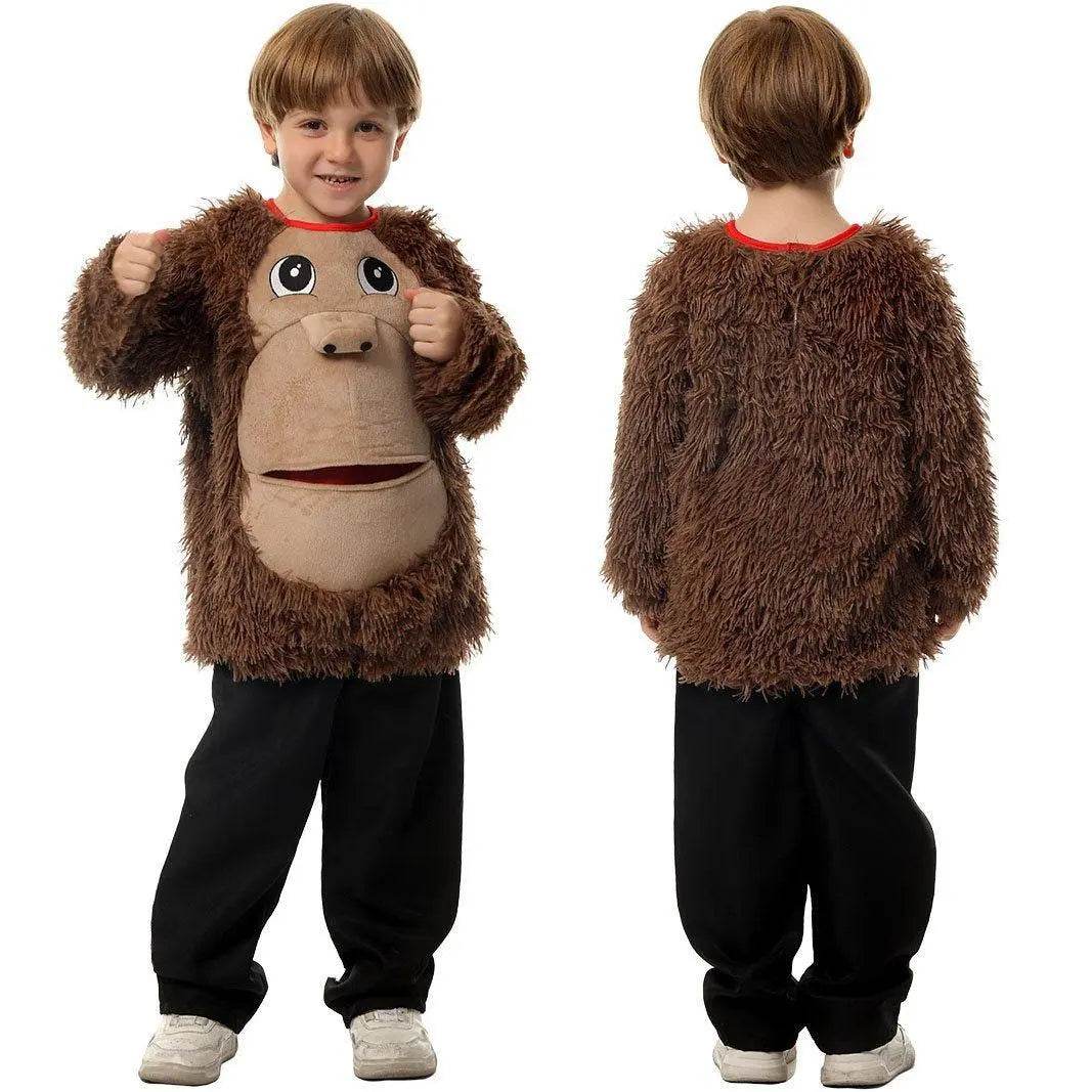 Orangutan Cosplay Costume Animal Role Playing Outfit for Kids - Ecosfun