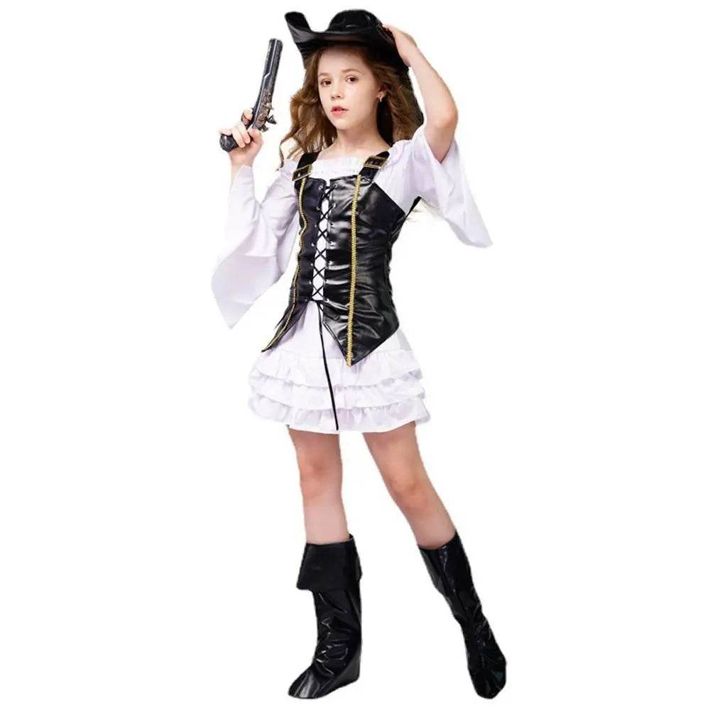 Pirate Outfit Cosplay Costume Fancy Dress Halloween For Kids - Ecosfun