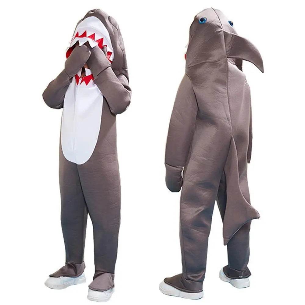 Sea Life Shark Child Jumpsuit Costume Party kids Cosplay Halloween - Ecosfun