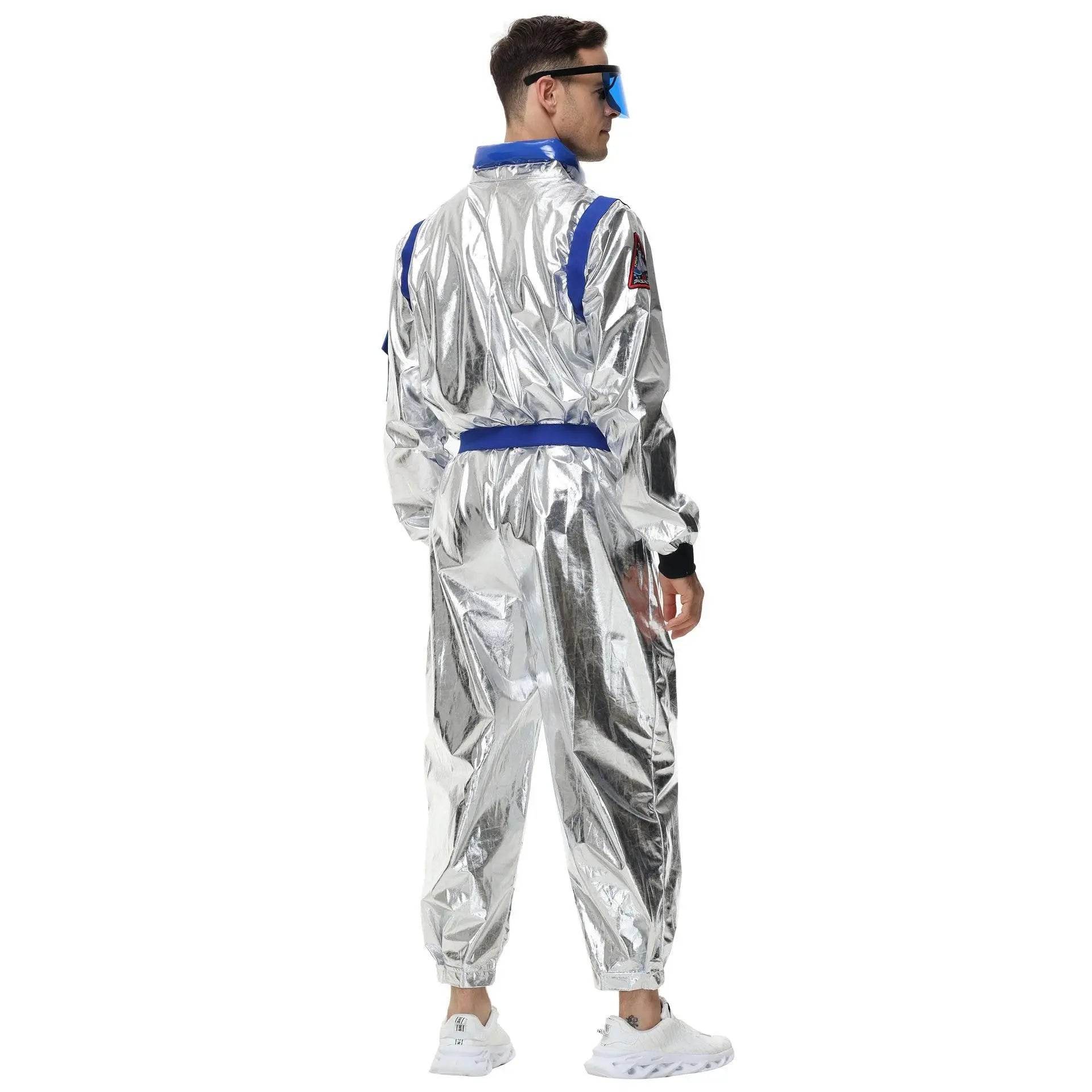 Space Suit Astronaut Couples Costume Carnival Halloween For Women Men - Ecosfun