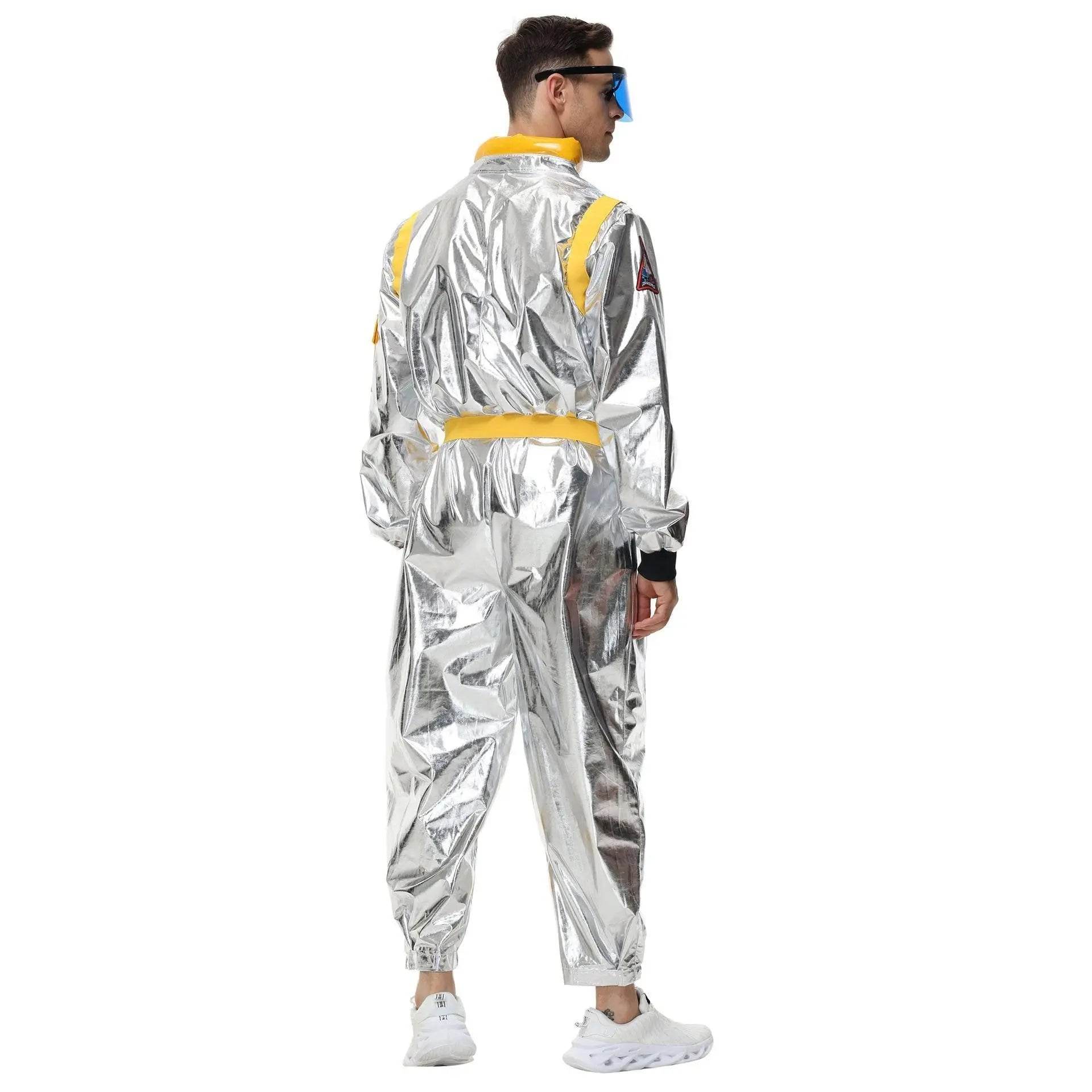 Space Suit Astronaut Couples Costume Carnival Halloween For Women Men - Ecosfun