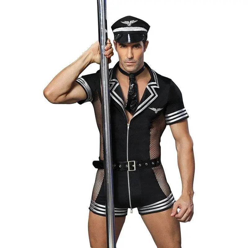 Stag Do Party Fancy Dress Costume Police Sailor Jumpsuit For Men - Ecosfun