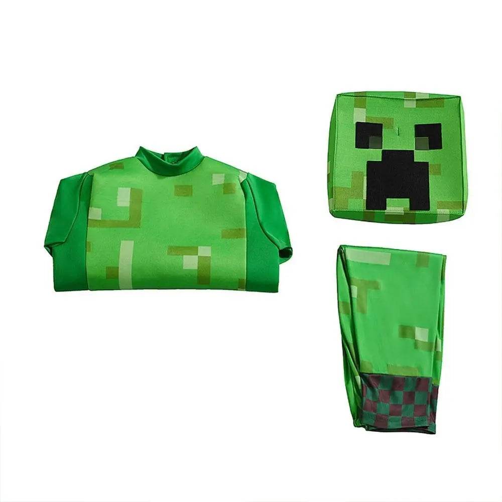 Steve Costume Minecraft Herobrine Notch Alex Cosplay Stage Game Costumes Suits For Kids - Ecosfun