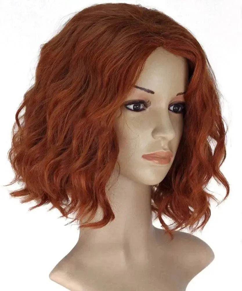 The Avengers Natasha Romanoff Black Widow Wig Short Cosplay - Ecosfun