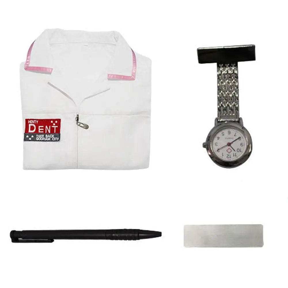 The Dark Knight Joker Cosplay Costume Nurse Uniform Set Adult Halloween Dress Set - Ecosfun