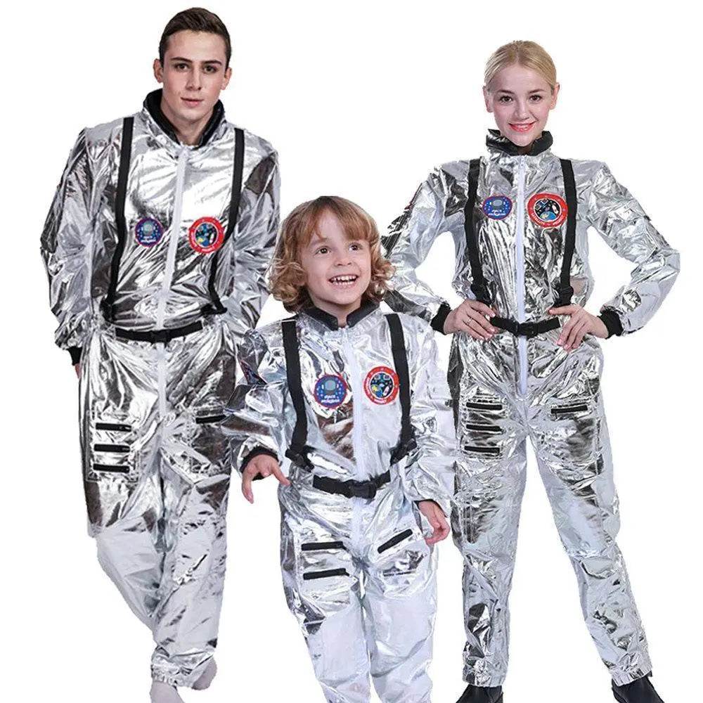 The Wandering Earth Astronaut Silver Pilot Family Couples Halloween Cosplay Costume - Ecosfun