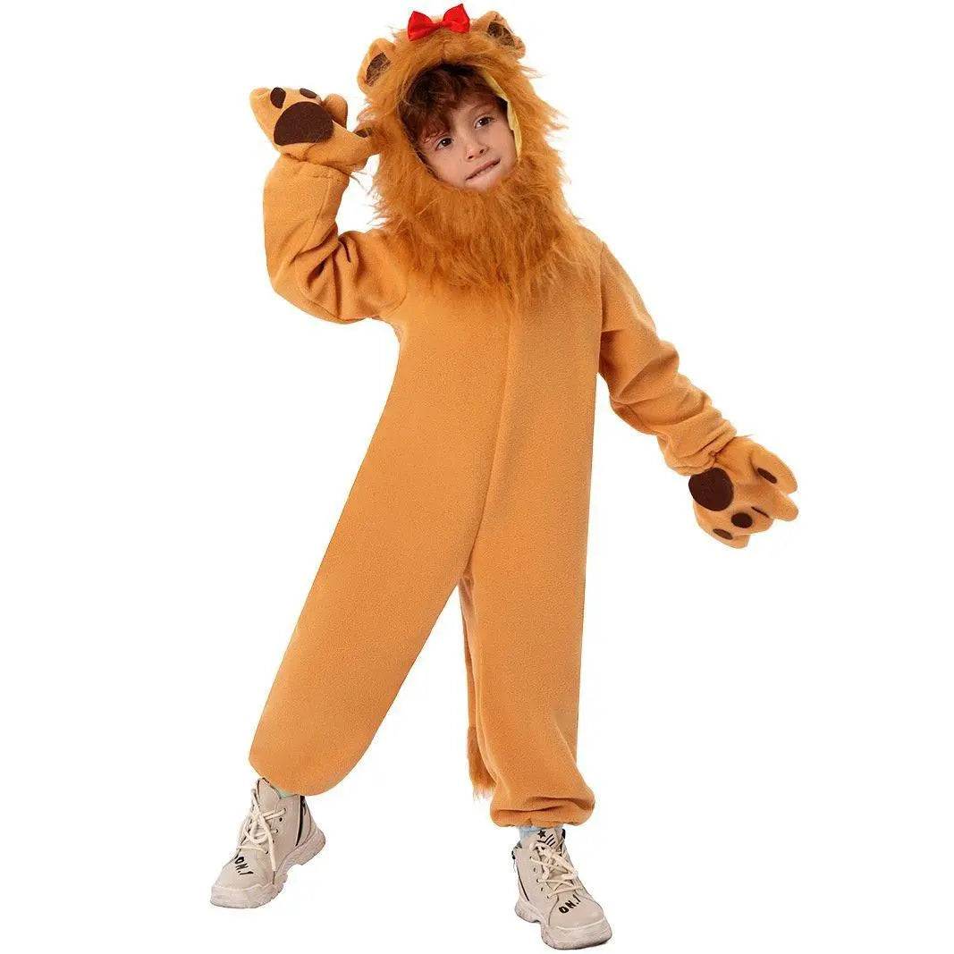 The Wizard of Oz Funny Little lion Child Costume Party kids Cosplay Halloween - Ecosfun