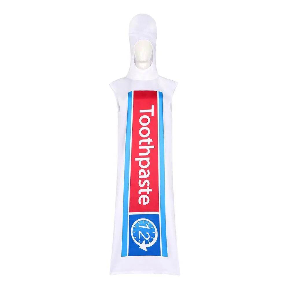 Toothpaste Toothbrush Funny Costume Halloween Cosplay For Adults - Ecosfun