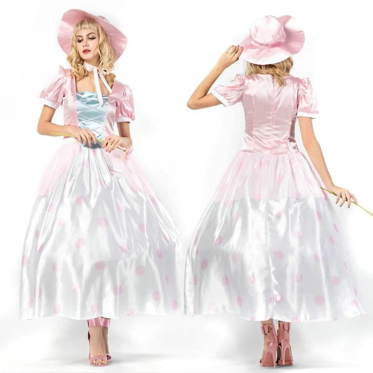 Toy Story 4 Adult Little Bo Peep Costume Cosplay Women Dress Halloween - Ecosfun