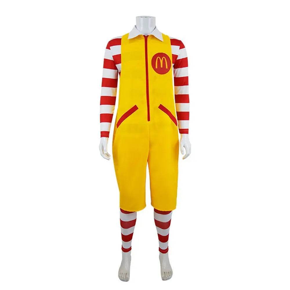 Uncle Ronald McDonald's Cos Costume Cosplay Uniform jumpsuits - Ecosfun