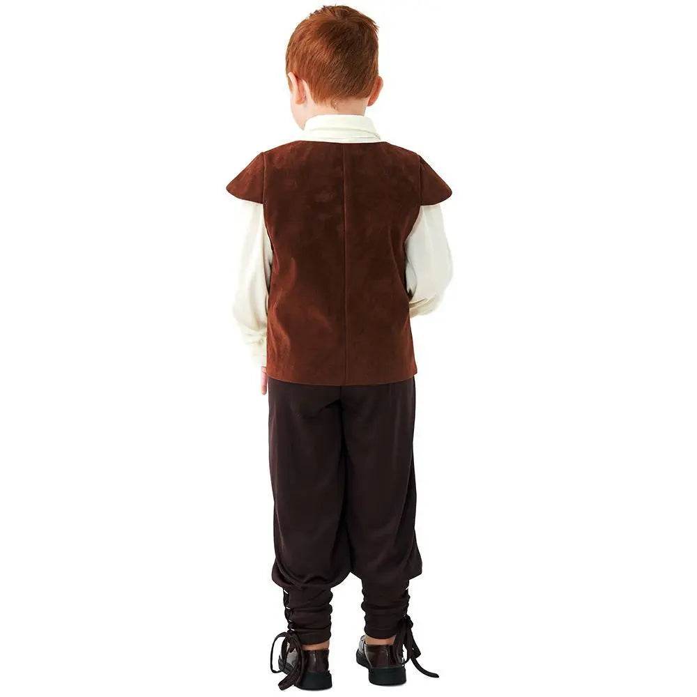 Vampire renaissance victorian pirate costume knight Children Halloween carnival for kids - Ecosfun