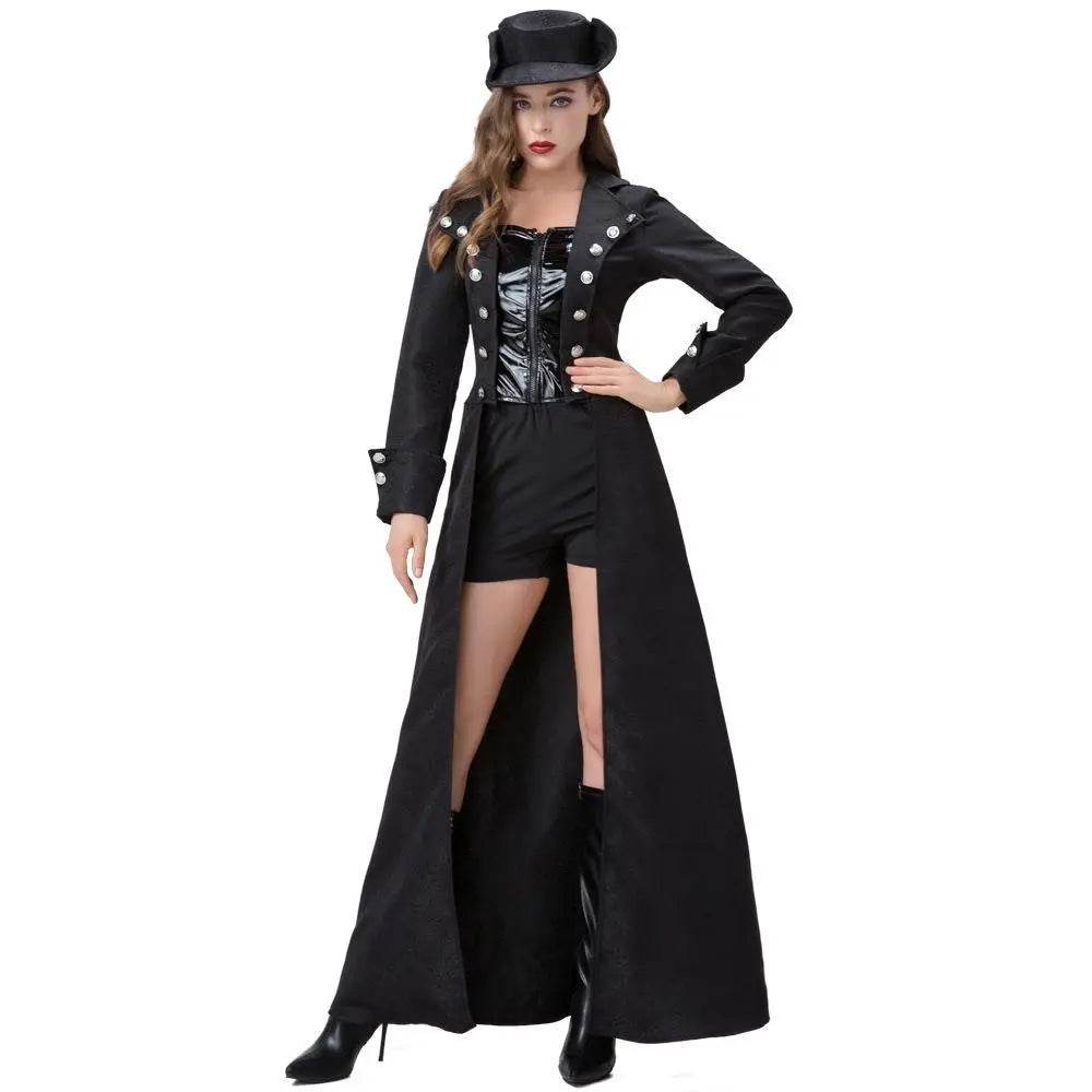 Vintage Medieval Steampunk Costume Halloween Outfits Carnival Cosplay For Adult - Ecosfun