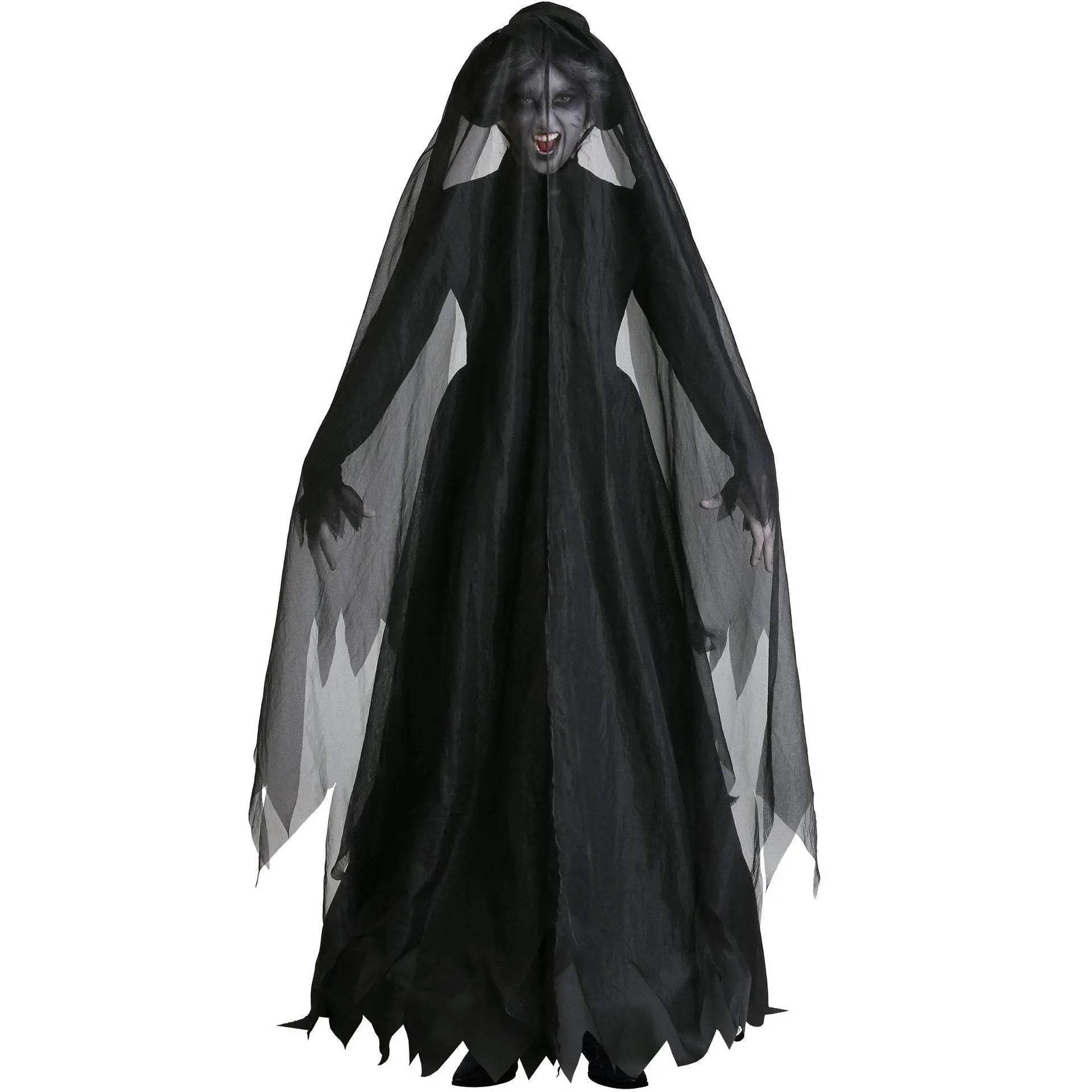 Witch ghost bride costume halloween cosplay - Ecosfun
