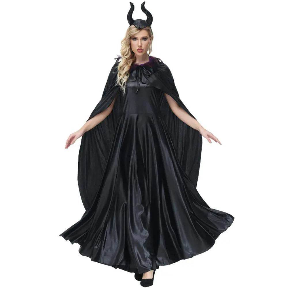 Women's Maleficent Dark Queen costume suit Cosplay Halloween Costumes for adult - Ecosfun