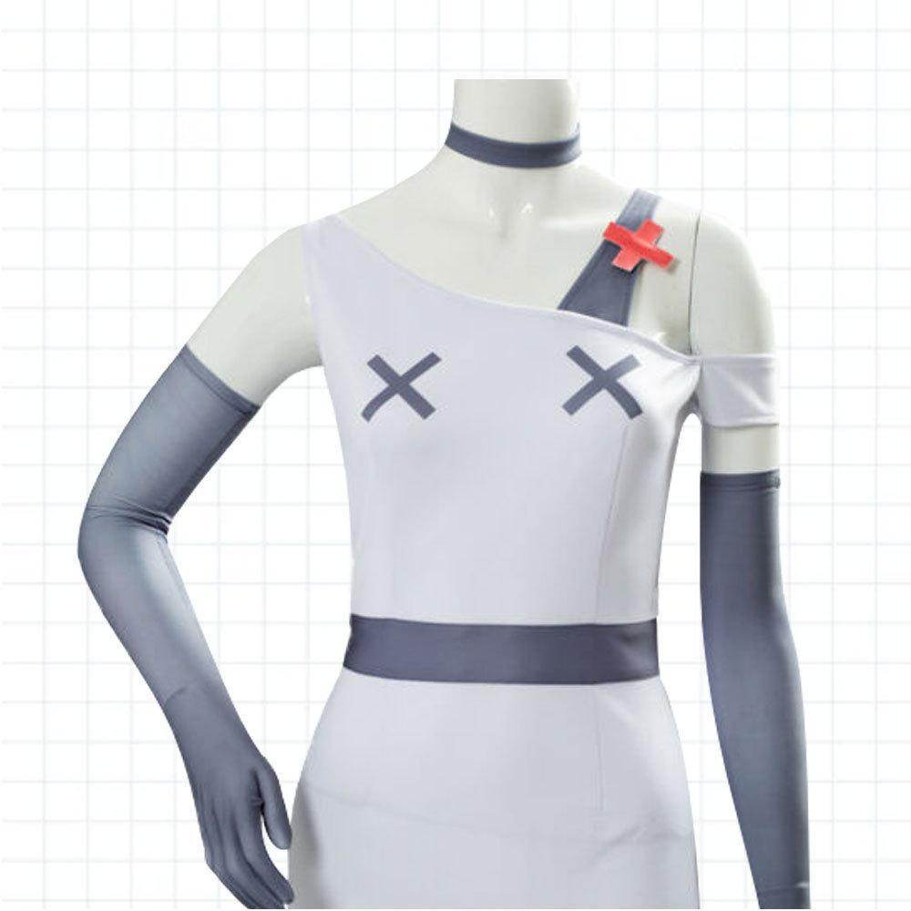 Black White Hazbin Hotel Adult Cosplay Costume Outfits Halloween Carnival Suit - Ecosfun