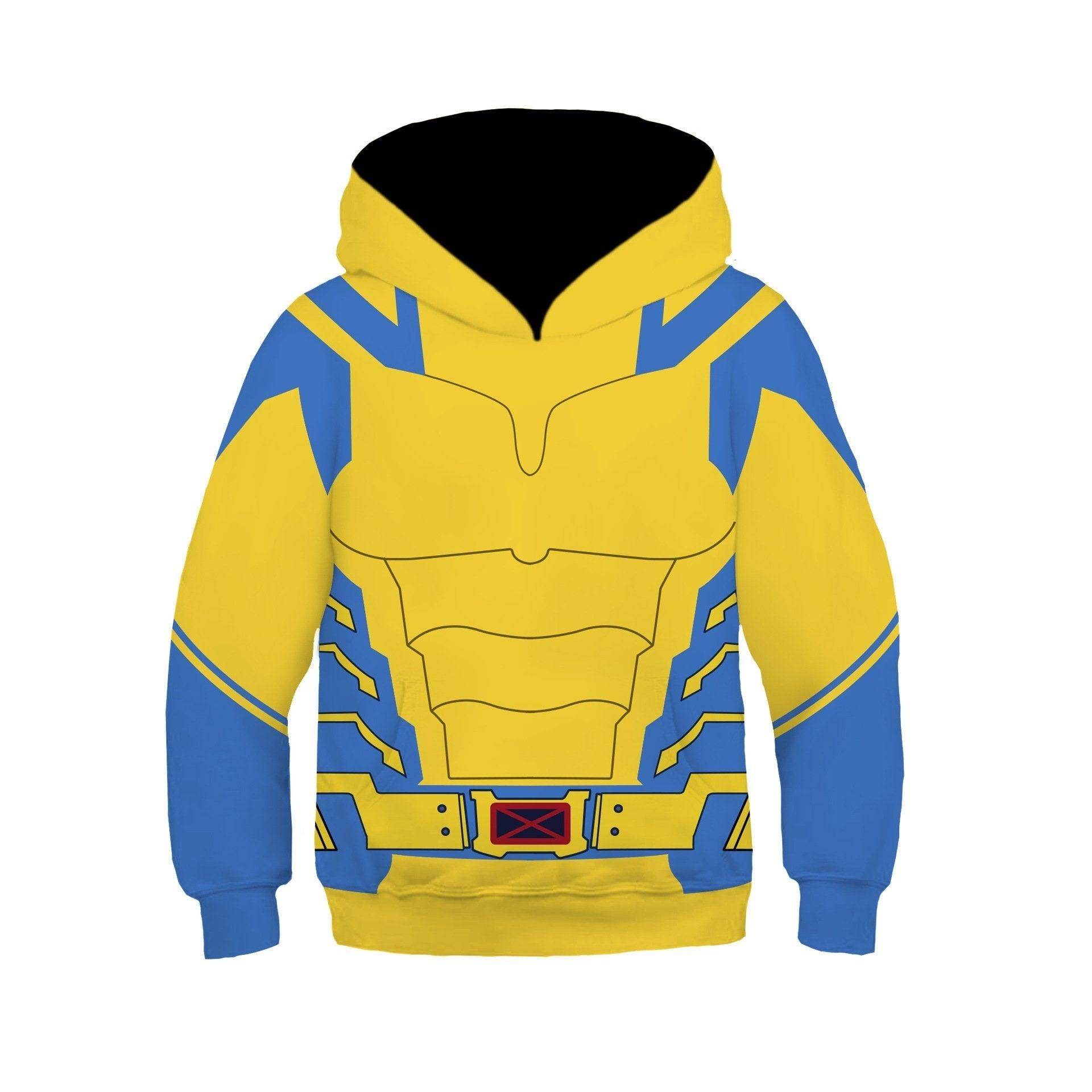 Deadpool and Wolverine Children 3D cartoon Sweater Jumpsuit cosplay - Ecosfun