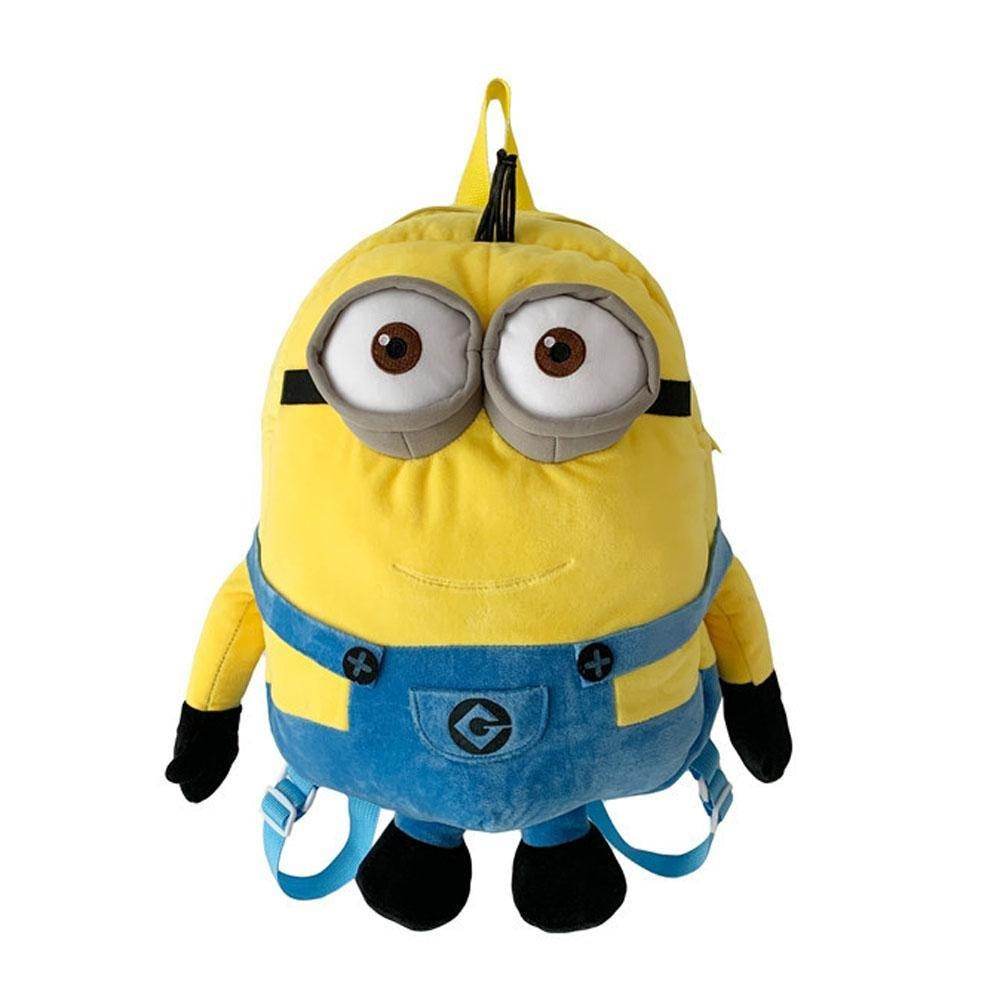 Despicable Me Minions Plush school bag large capacity student cartoon backpack - Ecosfun