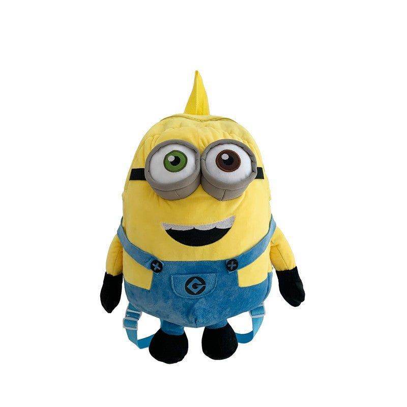 Despicable Me Minions Plush school bag large capacity student cartoon backpack - Ecosfun