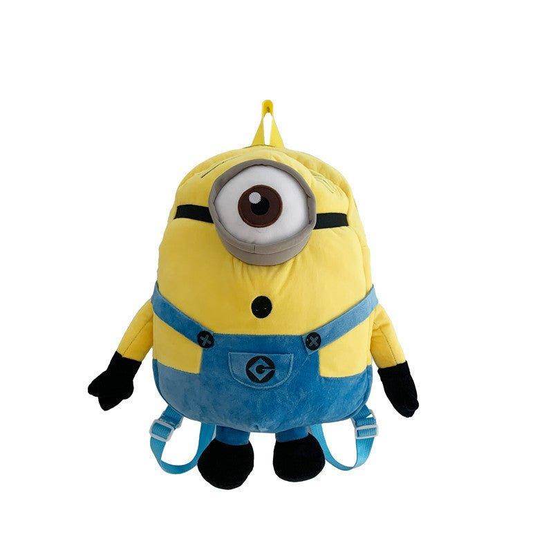 Despicable Me Minions Plush school bag large capacity student cartoon backpack - Ecosfun