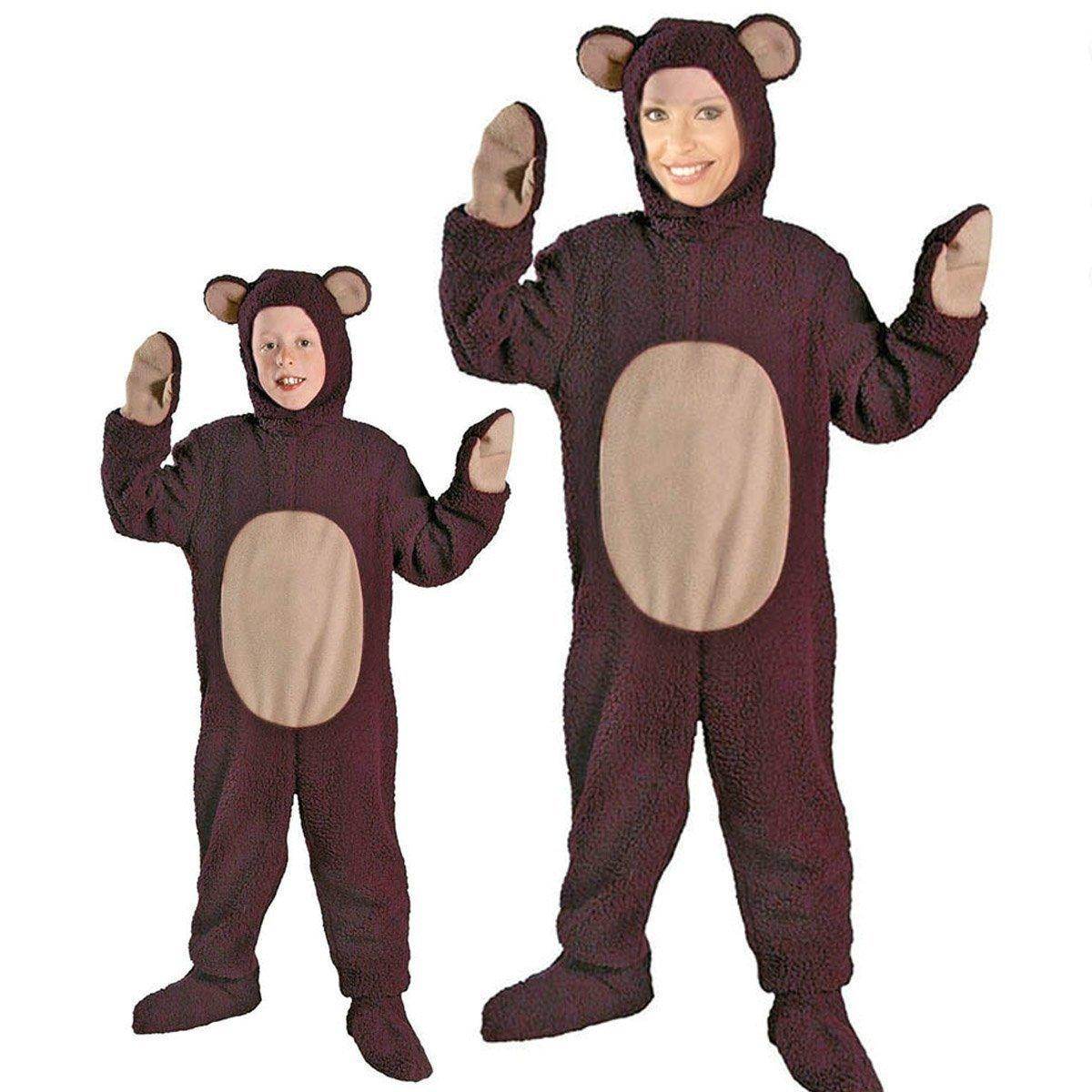 Family Matching Costume Bear Cosplay Halloween Outfits - Ecosfun