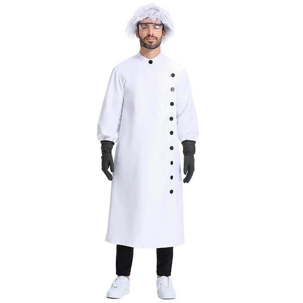 Frankenstein Mad scientist Professional Lab Coat Halloween Party Cosplay Set - Ecosfun