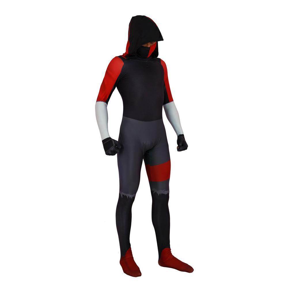 Game Fortnite Ikonik Adult Jumpsuit Outfit Halloween Carnival Suit Cosplay Costume - Ecosfun