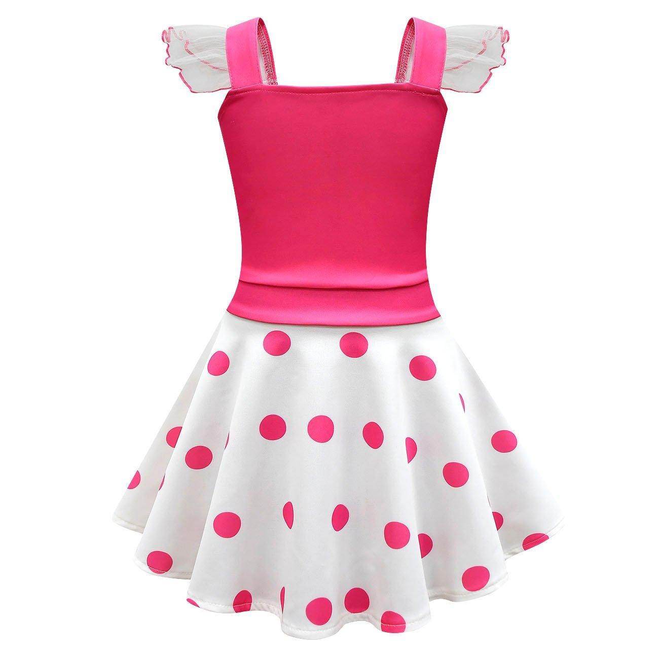 Girls Little Bo Peep Toy Story Kids Girls Dress Outfits Summer Cosplay Costume - Ecosfun