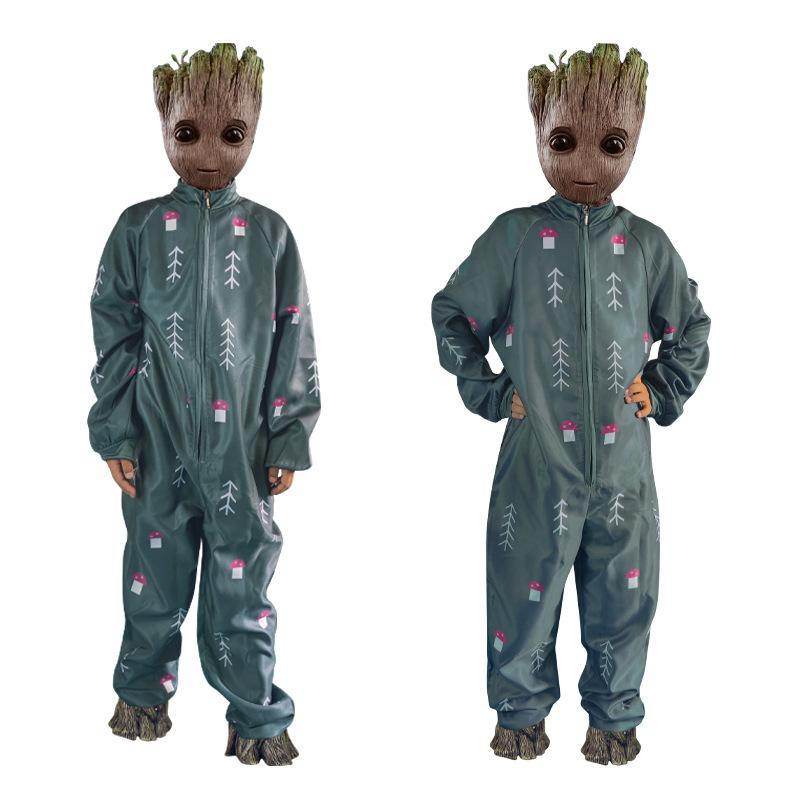 Guardians of the Galaxy Ente Groot Costume jumpsuit Halloween Cosplay Outfits Party Carnival Suit - Ecosfun