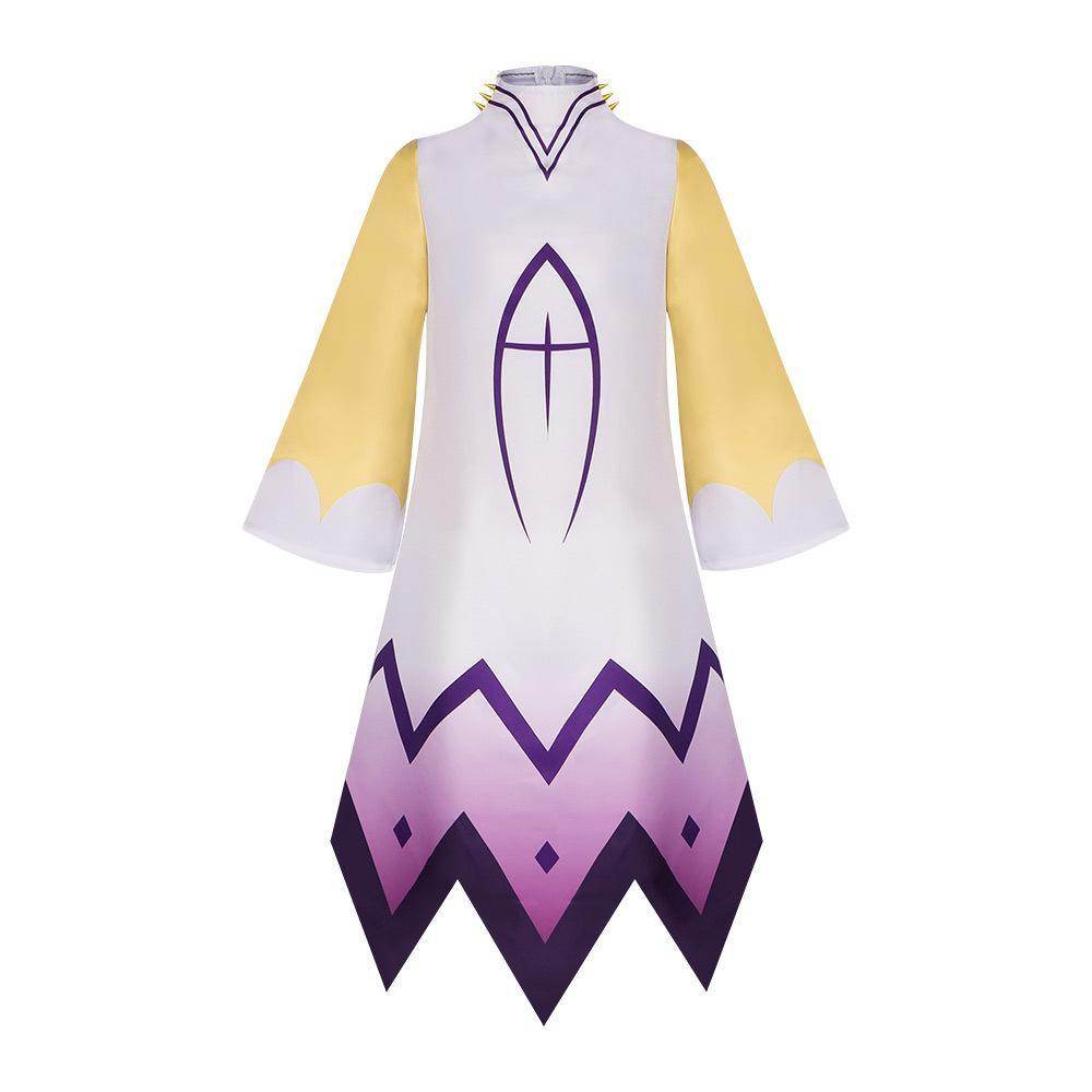 Hazbin Hotel Adam Cosplay Adam Robe Gloves Outfit Halloween - Ecosfun