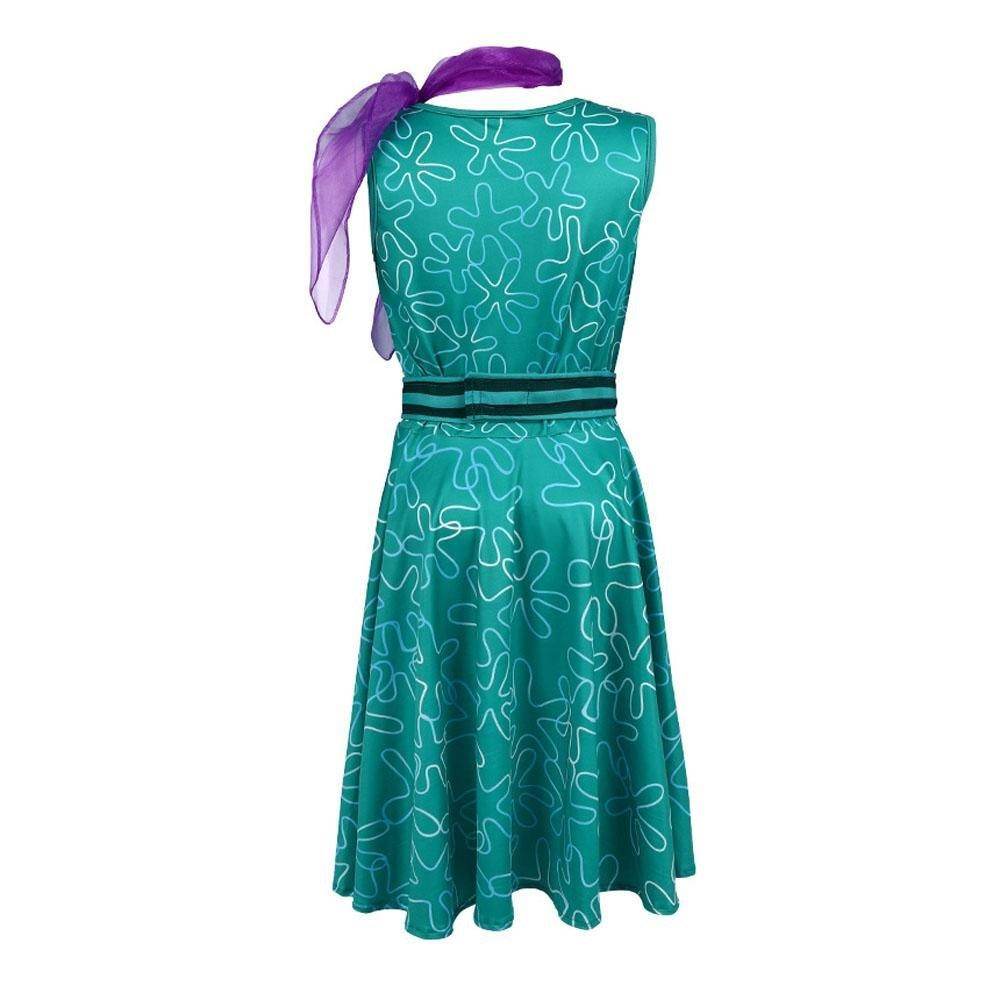 Inside Out 2 Disgust Costume Halloween Stage Performance Outfit for Kids and Adults - Ecosfun