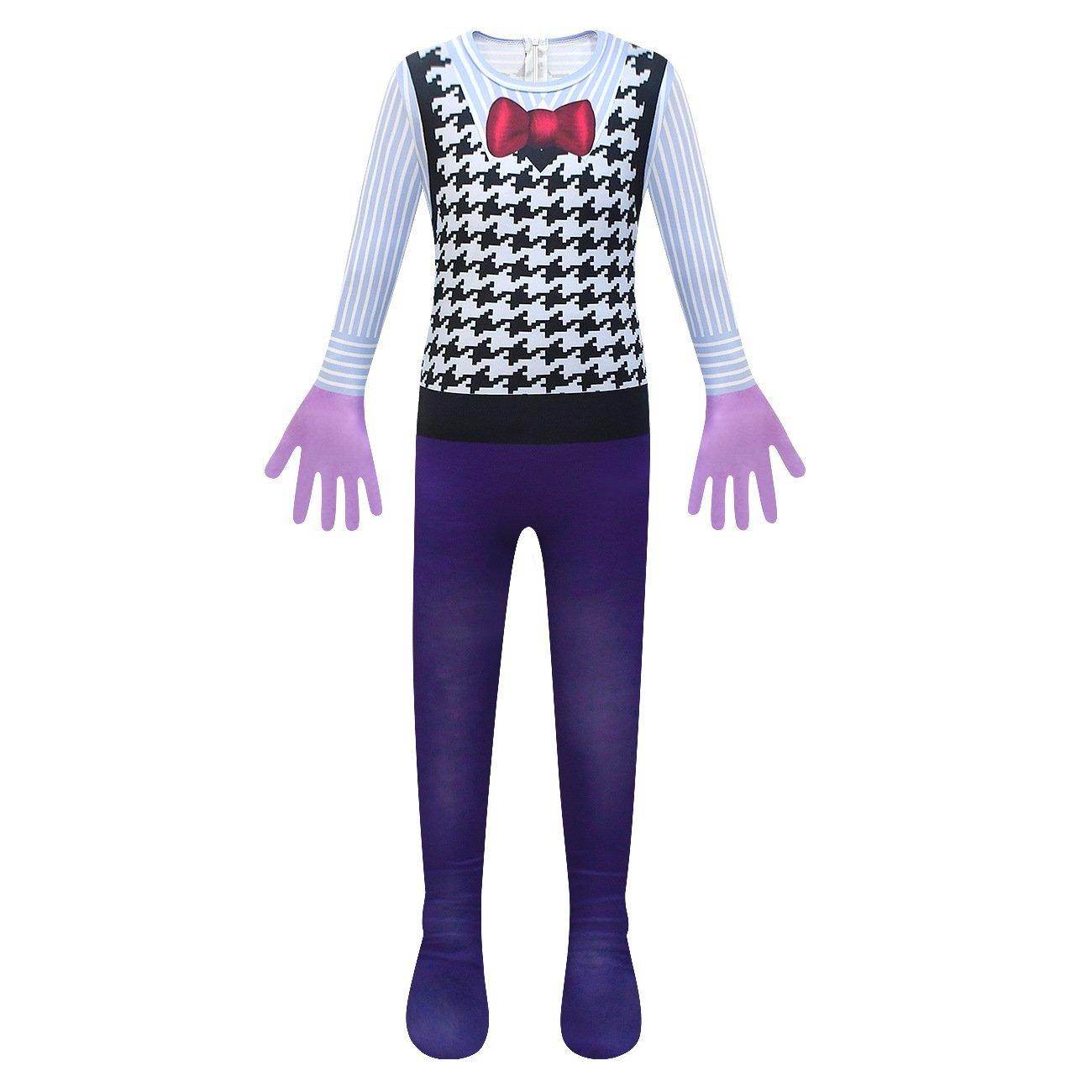 Inside Out Fear Cosplay Jumpsuit for Boys Kids' Zentai Costume - Ecosfun