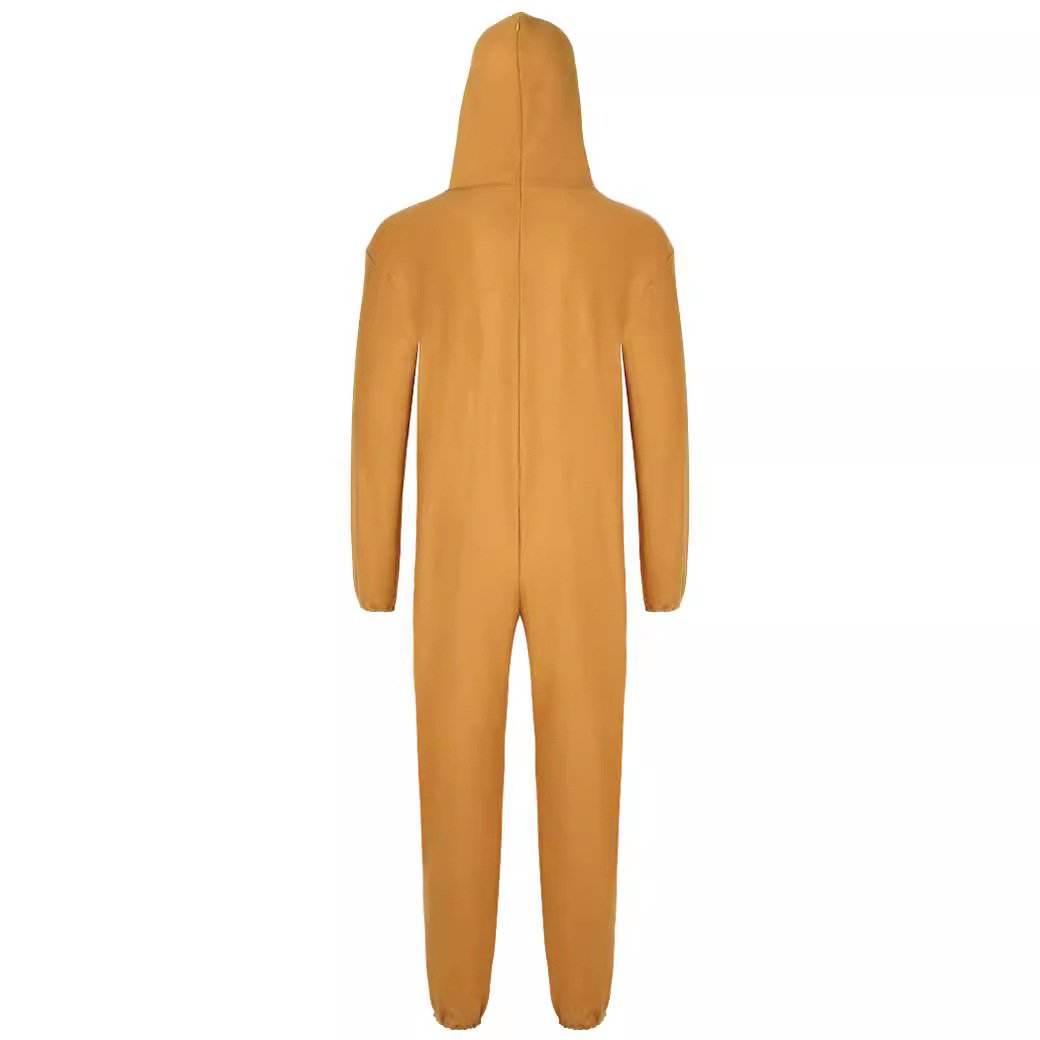 Adult Gingerbread Man Costume Christmas Holiday Hoddie Funny Pajamas - Ecosfun