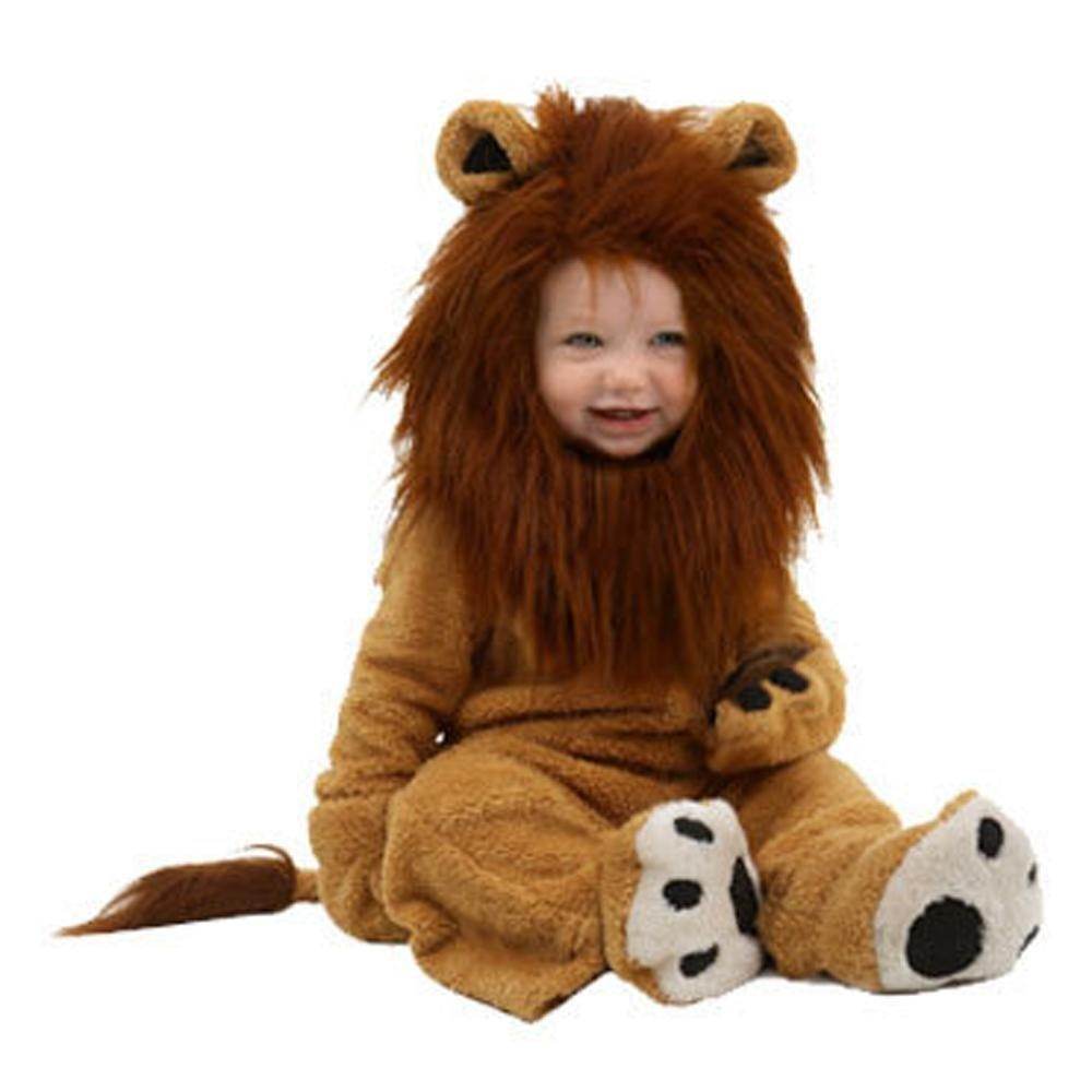 lion costume wizard of oz real animal party Cosplay Adult Kids Matching - Ecosfun