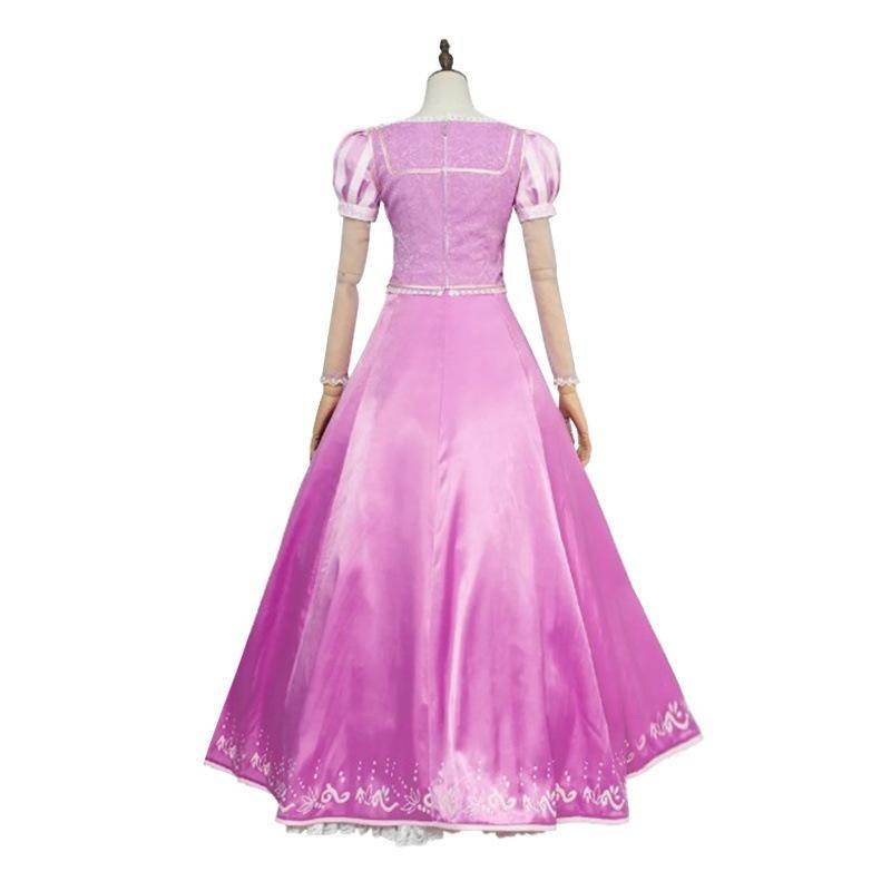Rapunzel Halloween Costume Tangled Princess Cosplay Dress for Women - Ecosfun