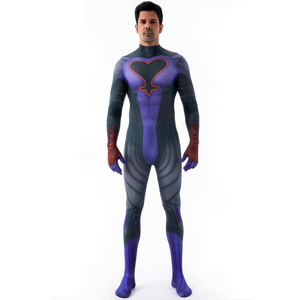 Replica Riku Costume Cosplay Halloween Jumpsuit Anime Tights Suit Zentai For Adult Kids - Ecosfun