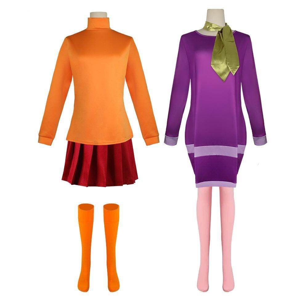 Scooby DooVelma daphne costume cosplay Halloween - Ecosfun