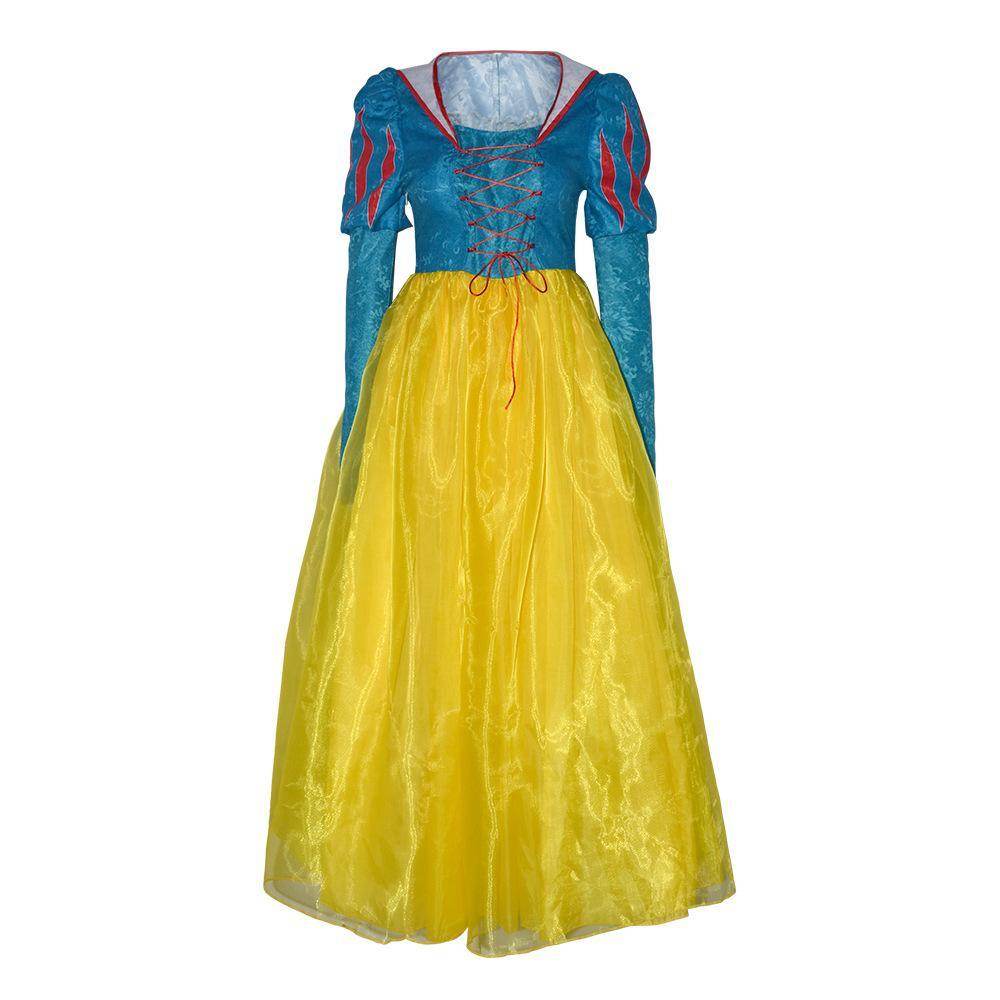Snow White Princess Dress Cosplay Costume Carnival For Adult - Ecosfun
