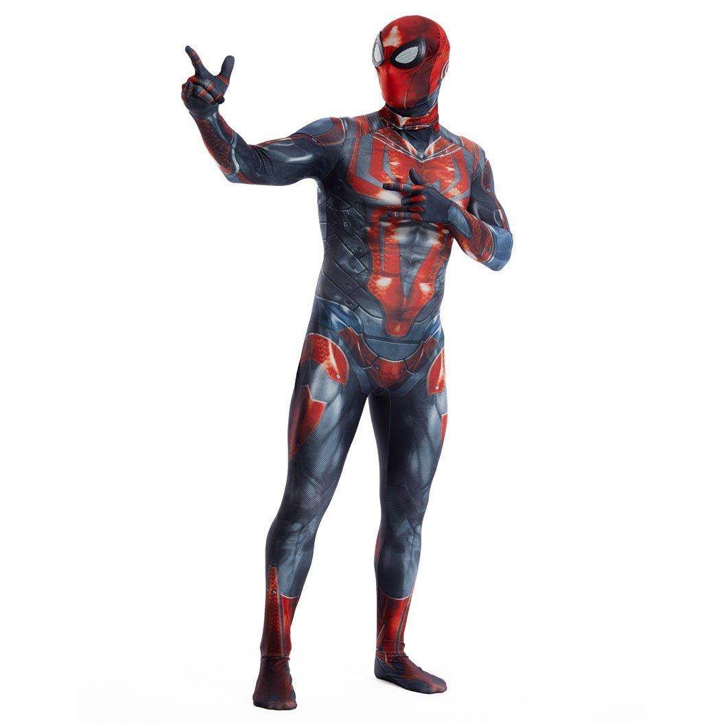 Spider Armor MK III Spider Man Peter Parker Shimmering Cosplay Suit PS4 Costume - Ecosfun