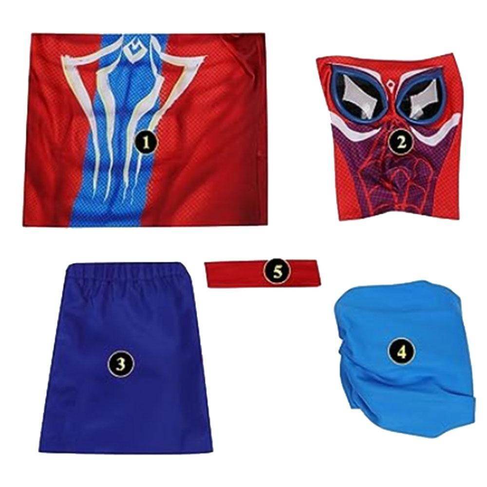 Spider-Man: Across The Spider-Verse India Pavitr Prabhakar Jumpsuit Cosplay Costume - Ecosfun