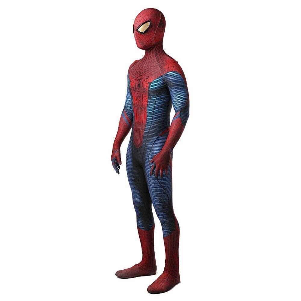 Spider-Man Peter B Parker Cosplay Costume Full Set Zentai Jumpsuit - Ecosfun