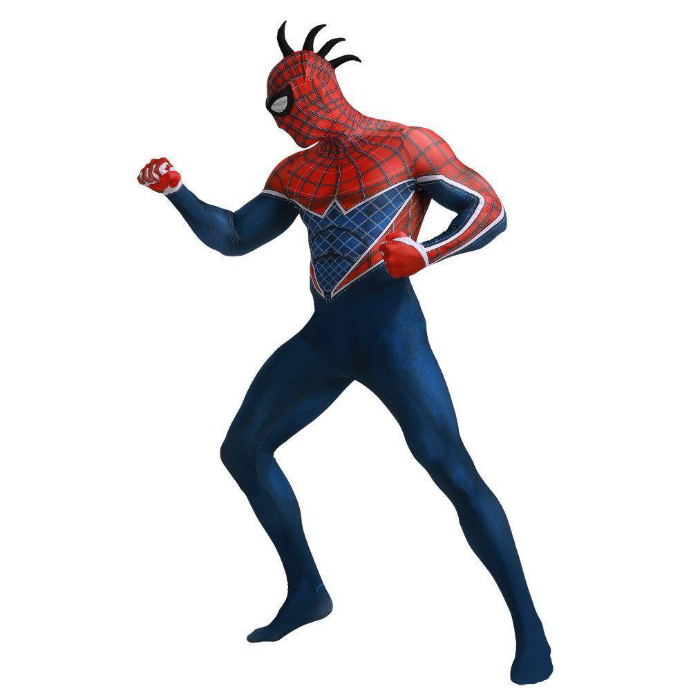 Spider-Man Punk Hobart Brown Cosplay Costume Jumpsuit Across the Spider-Verse Edition - Ecosfun