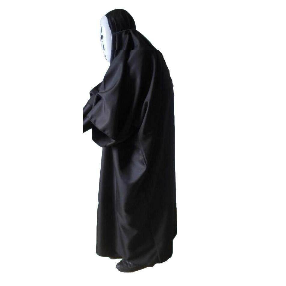 Spirited Away No Face Man Costumes Cosplay Set With Mask And Gloves - Ecosfun