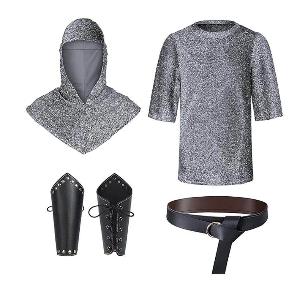 Templar imitation chain shirt Knight cosplay costume halloween - Ecosfun