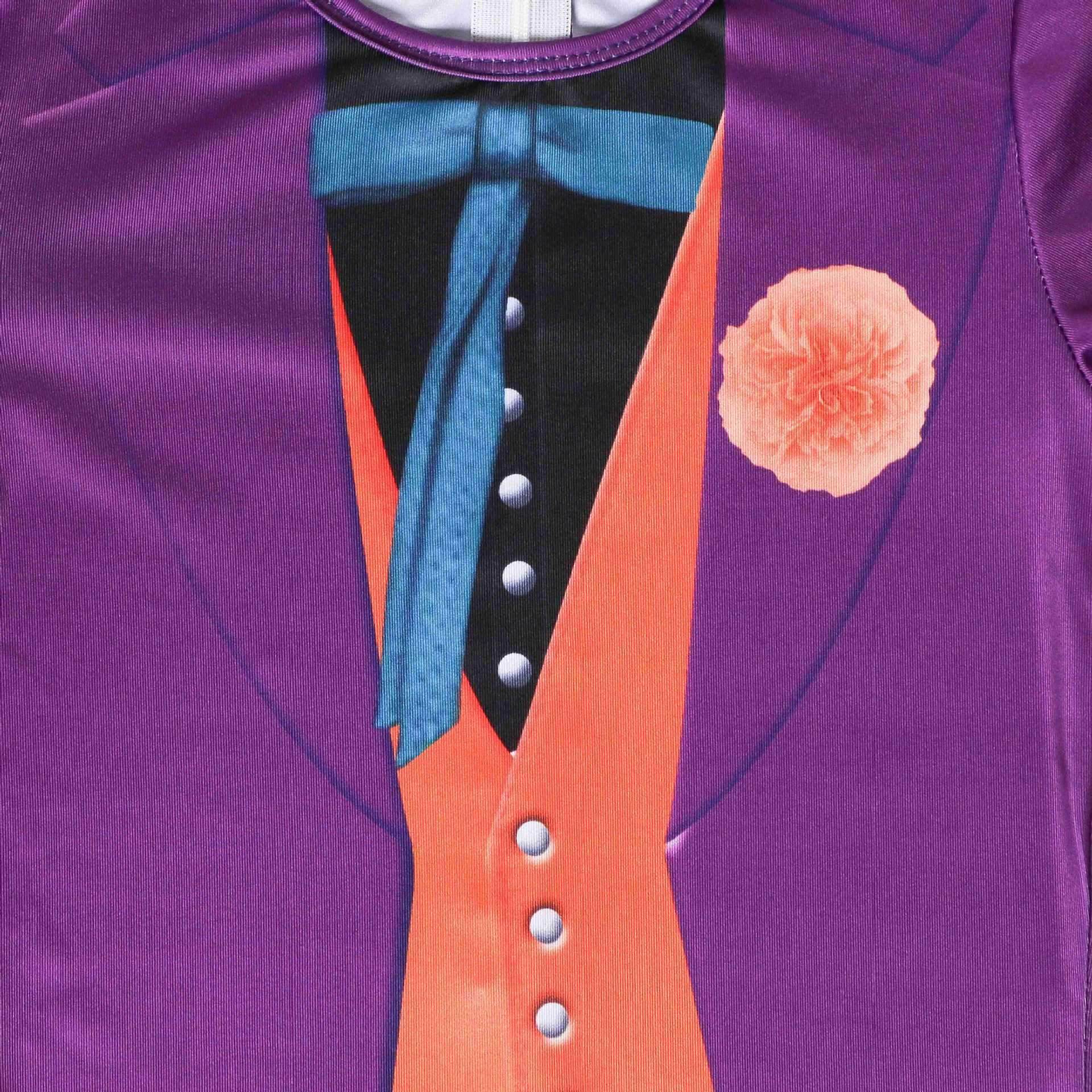 The Dark Knight Joker Cosplay Costume Halloween Jumpsuit Kids Bodysuit - Ecosfun