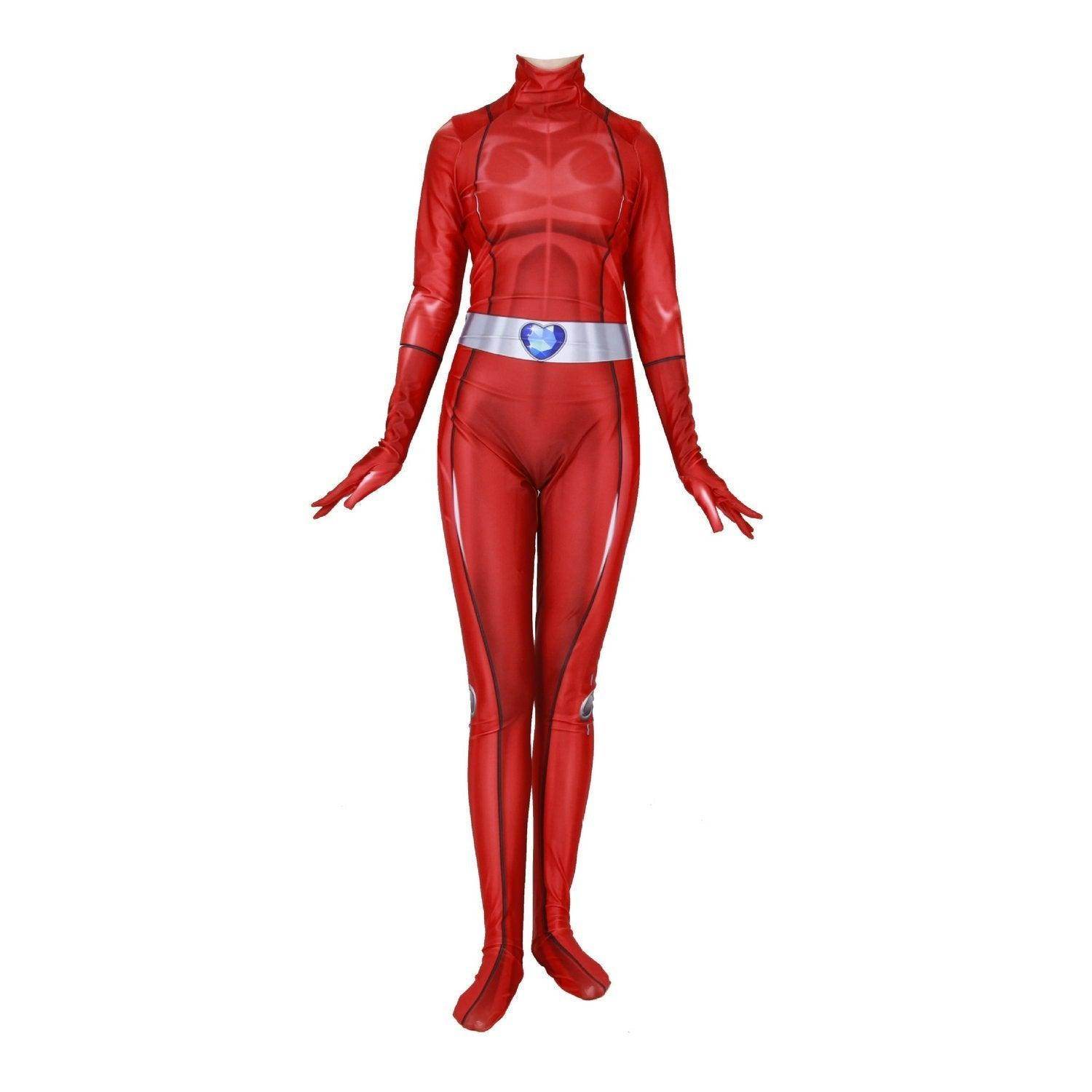 Totally Spies Giantess Costume Jumpsuit Anime Cosplay for Adult Kids - Ecosfun