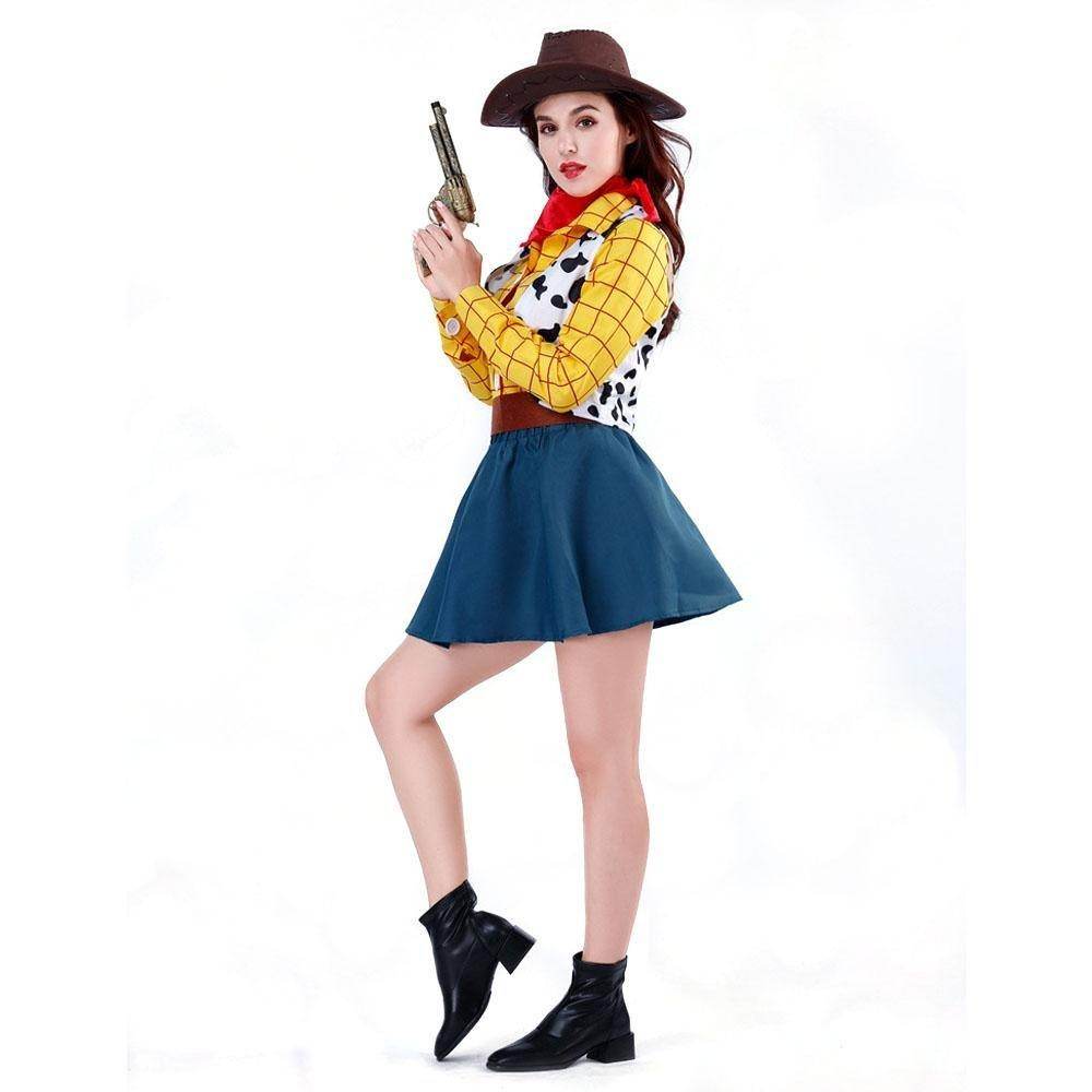 Toy Story 4 Woody Costume Halloween For Women Adult - Ecosfun