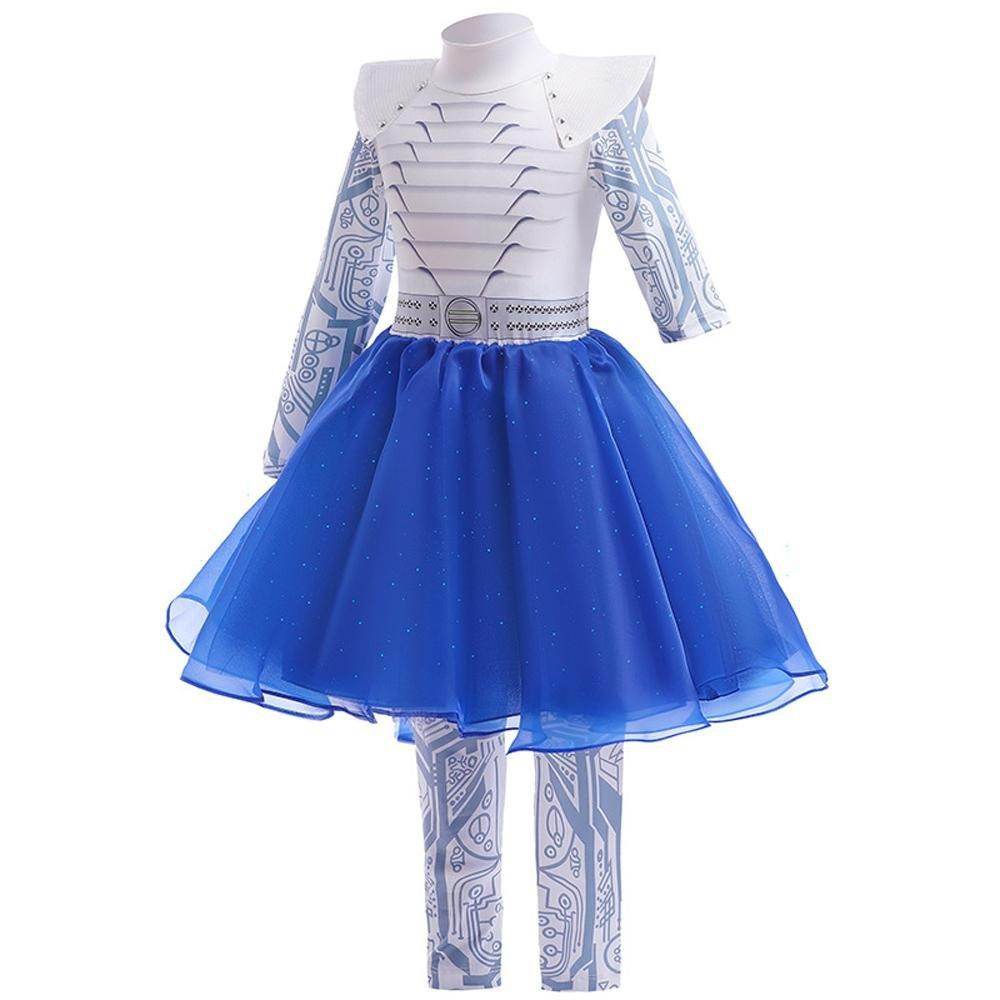 Zombie girls team uniform dress tights two-piece costume - Ecosfun