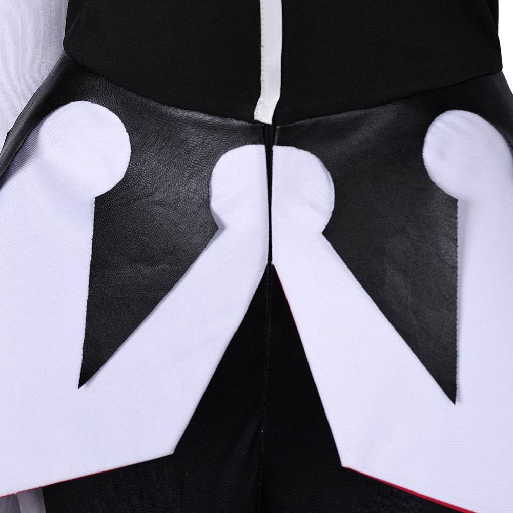 Hazbin Hotel Carmilla Carmine Cosplay Costume Women Black Jumpsuit Party Carnival - Ecosfun