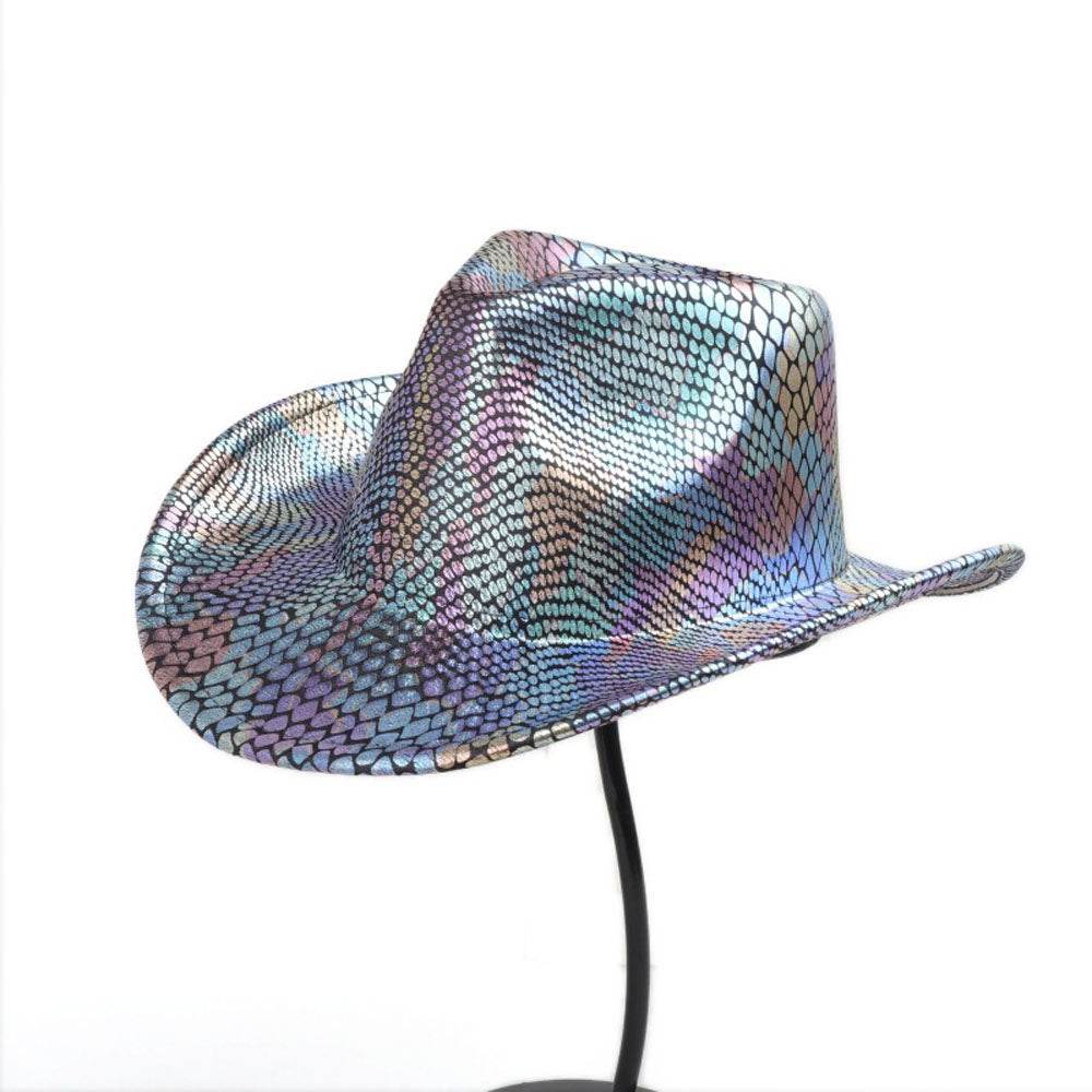 Western cowboy hat men's retro sequined Party dance - Ecosfun