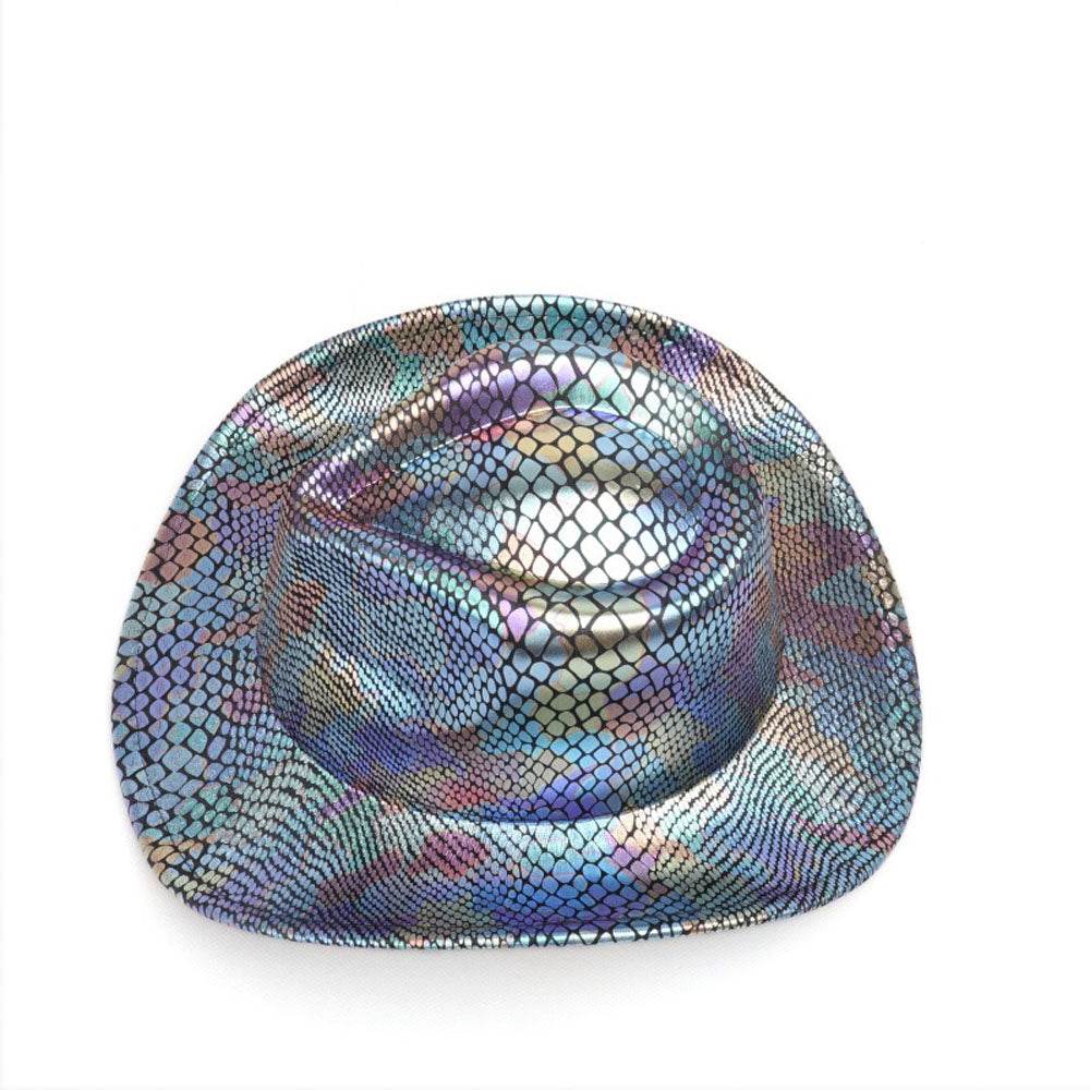 Western cowboy hat men's retro sequined Party dance - Ecosfun